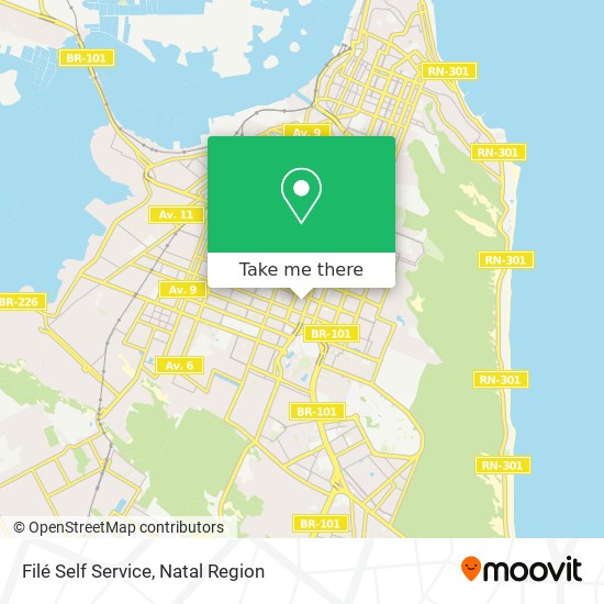 Filé Self Service map