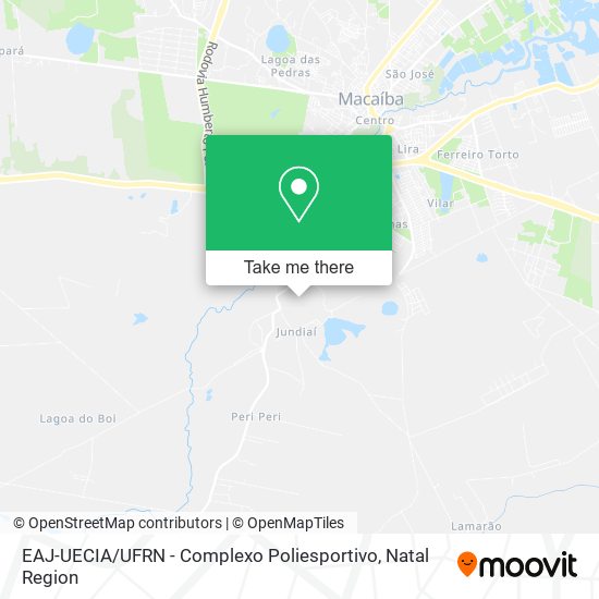 EAJ-UECIA / UFRN - Complexo Poliesportivo map