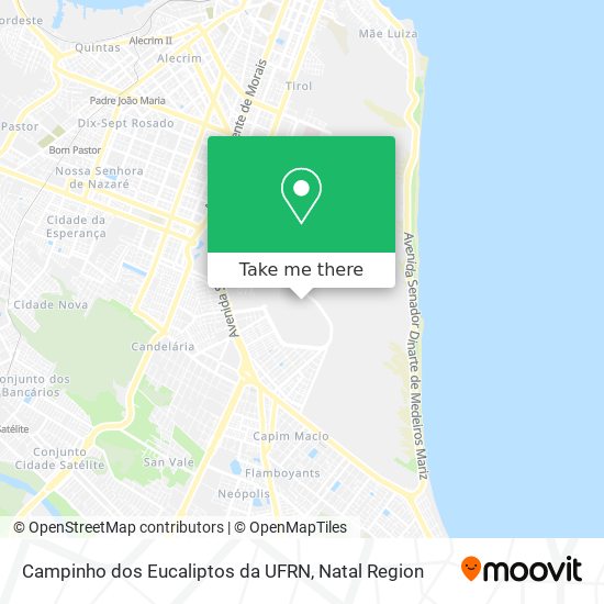 Campinho dos Eucaliptos da UFRN map