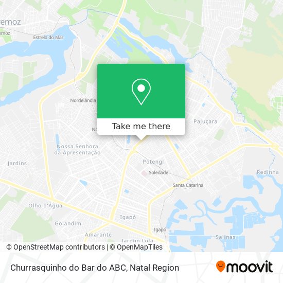 Mapa Churrasquinho do Bar do ABC