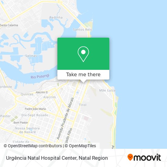 Urgência Natal Hospital Center map
