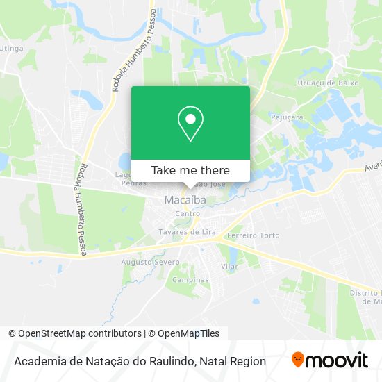 Academia de Natação do Raulindo map