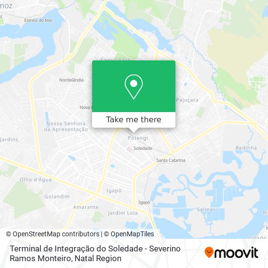 Terminal de Integração do Soledade - Severino Ramos Monteiro map
