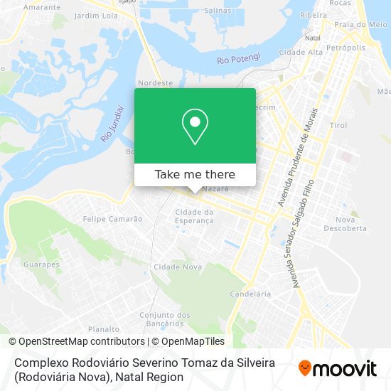 Complexo Rodoviário Severino Tomaz da Silveira (Rodoviária Nova) map