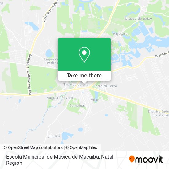 Escola Municipal de Música de Macaiba map