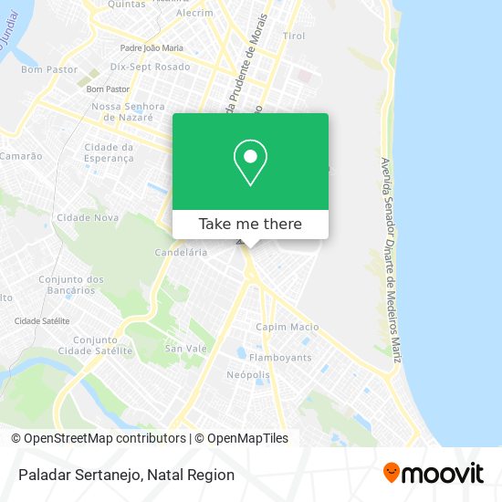 Paladar Sertanejo map