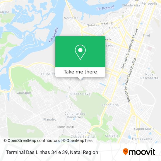 Mapa Terminal Das Linhas 34 e 39