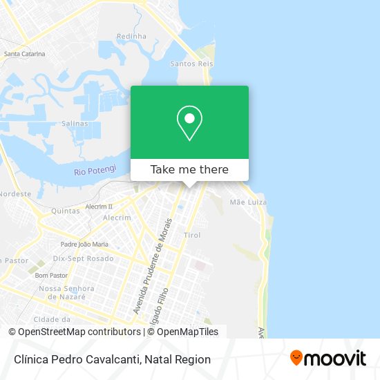 Mapa Clínica Pedro Cavalcanti