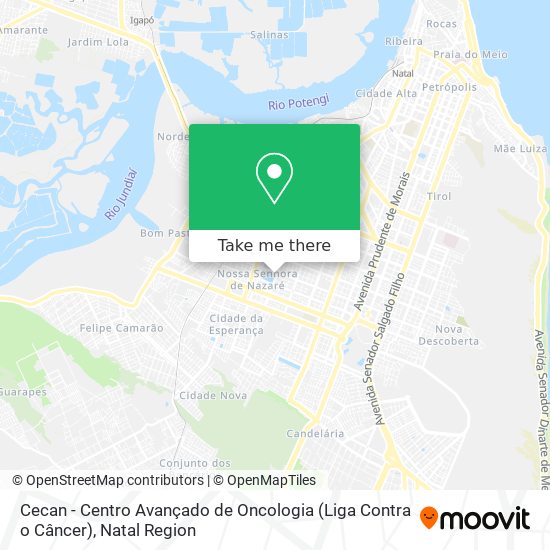 Cecan - Centro Avançado de Oncologia (Liga Contra o Câncer) map