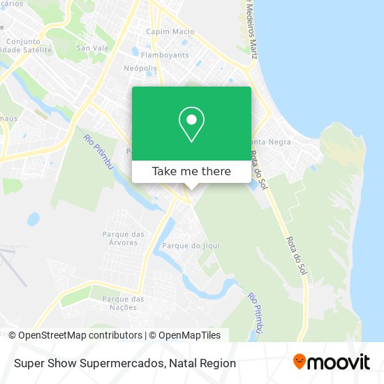 Super Show Supermercados map