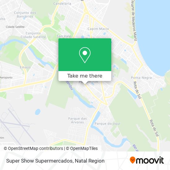 Super Show Supermercados map