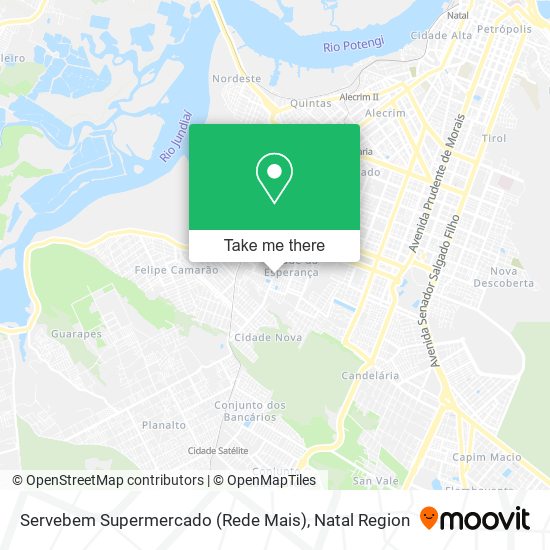 Servebem Supermercado (Rede Mais) map