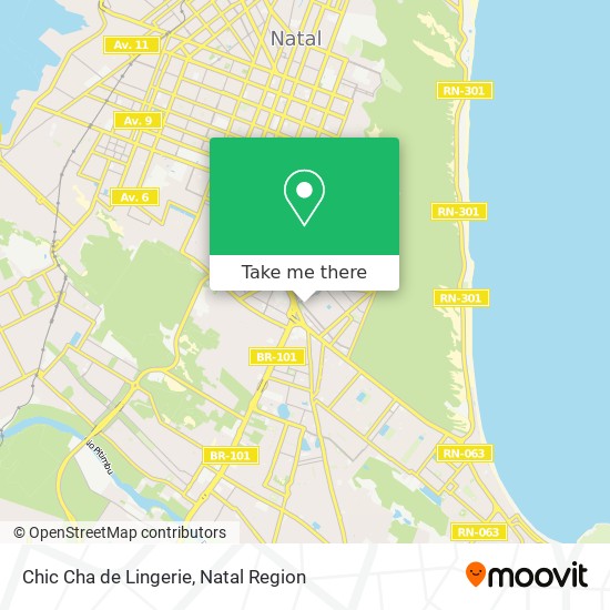 Mapa Chic Cha de Lingerie