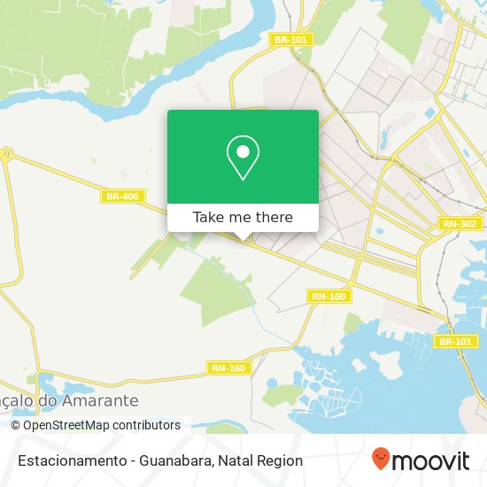 Estacionamento - Guanabara map