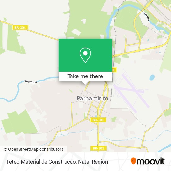 Teteo Material de Construção map