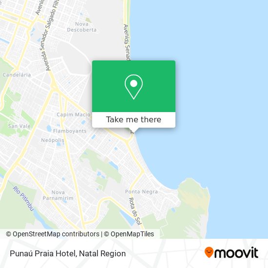 Punaú Praia Hotel map