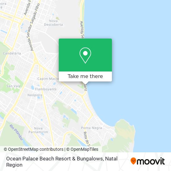 Mapa Ocean Palace Beach Resort & Bungalows