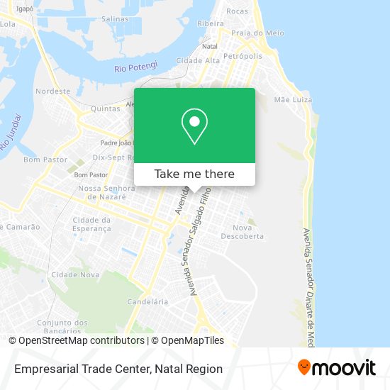 Empresarial Trade Center map