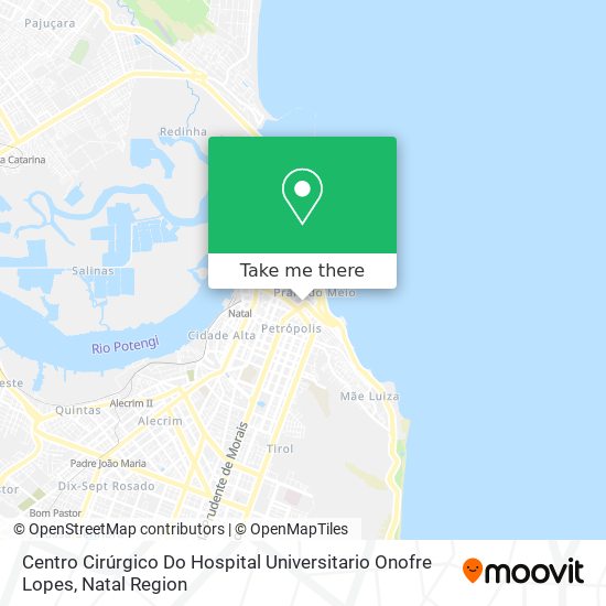 Mapa Centro Cirúrgico Do Hospital Universitario Onofre Lopes