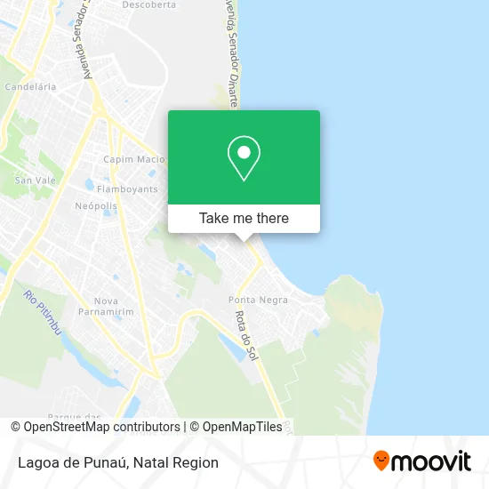 Lagoa de Punaú map