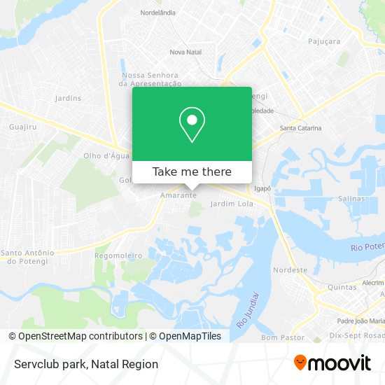 Servclub park map