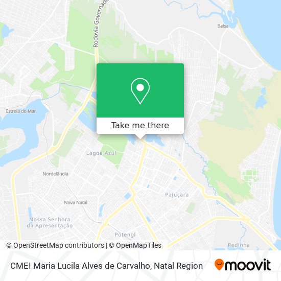 CMEI Maria Lucila Alves de Carvalho map