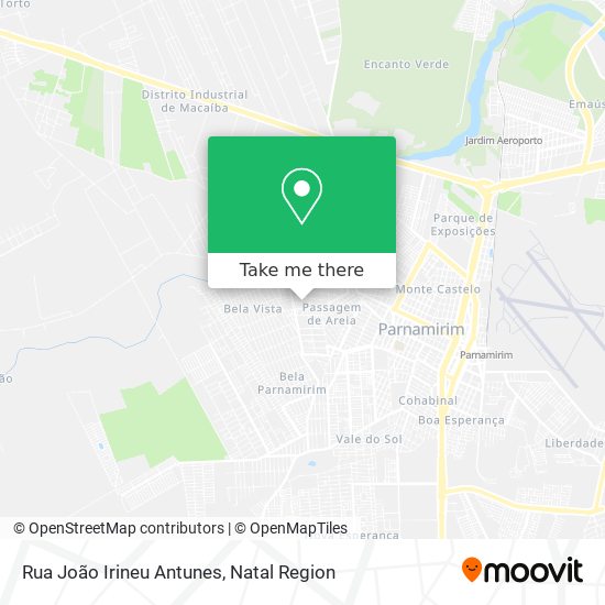 Rua João Irineu Antunes map