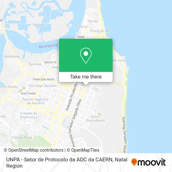 UNPA - Setor de Protocolo da ADC da CAERN map