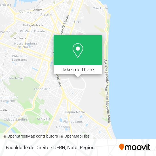 Faculdade de Direito - UFRN map