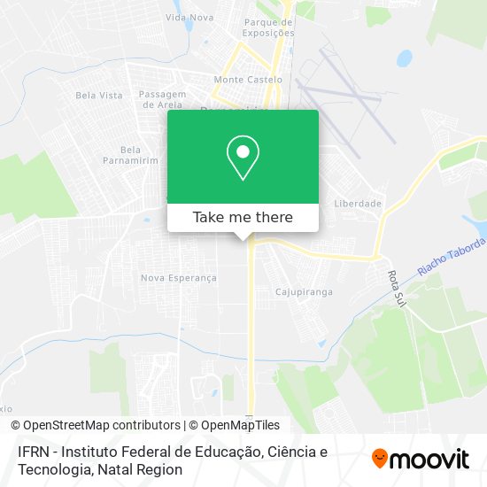 IFRN - Instituto Federal de Educação, Ciência e Tecnologia map