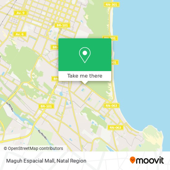 Maguh Espacial Mall map