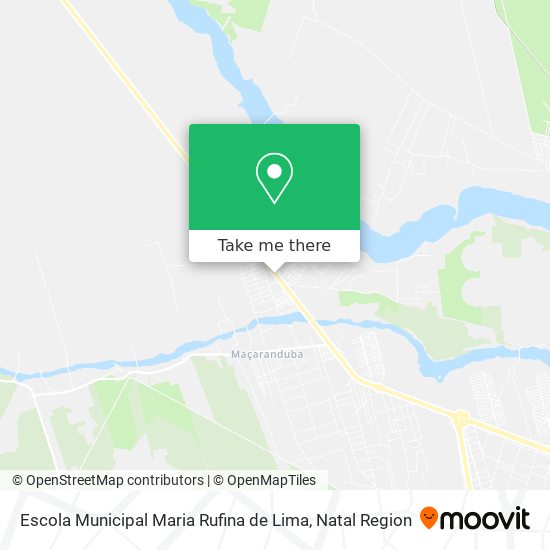 Mapa Escola Municipal Maria Rufina de Lima