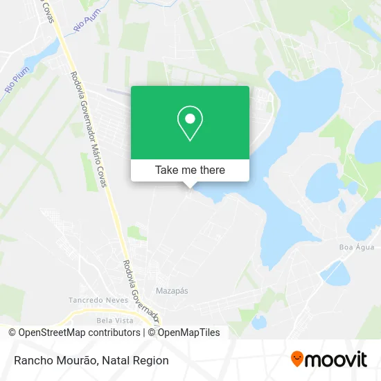 Rancho Mourão map