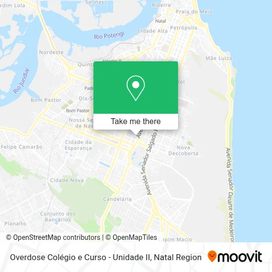 Overdose Colégio e Curso - Unidade II map