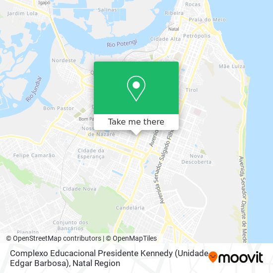 Complexo Educacional Presidente Kennedy (Unidade Edgar Barbosa) map