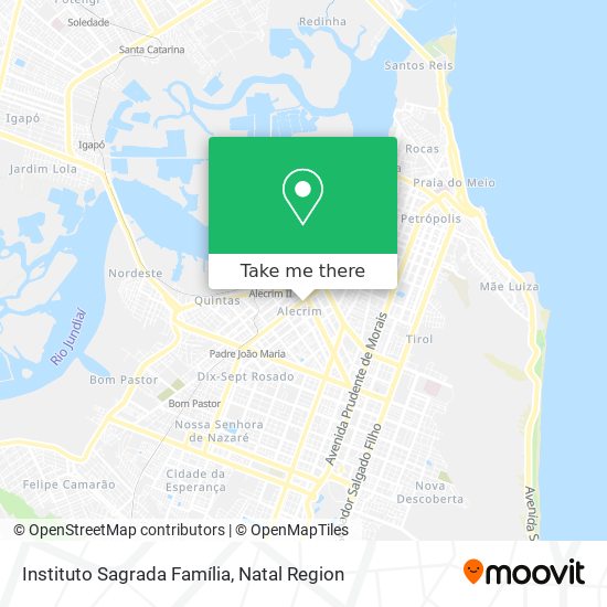 Instituto Sagrada Família map