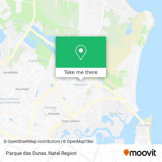 Mapa Parque das Dunas