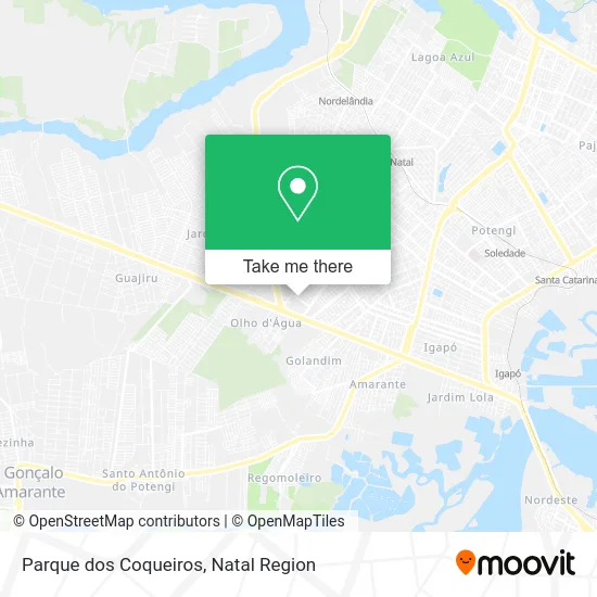 Parque dos Coqueiros map