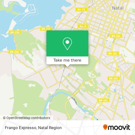 Frango Expresso map