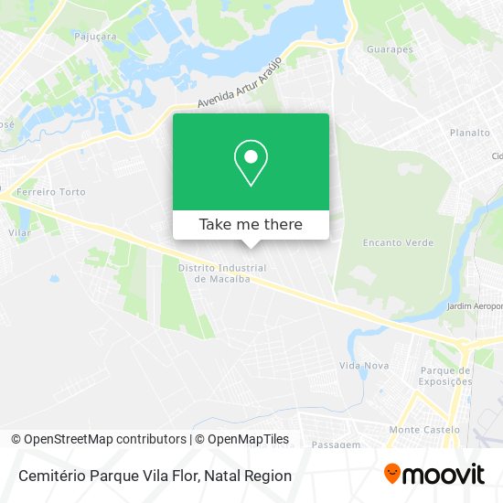 Cemitério Parque Vila Flor map