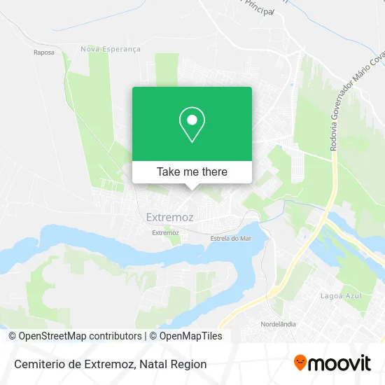 Cemiterio de Extremoz map