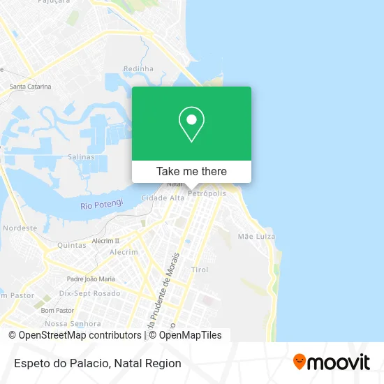 Espeto do Palacio map