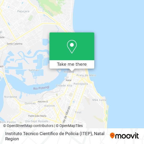 Mapa Instituto Técnico Científico de Polícia (ITEP)