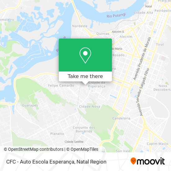 CFC - Auto Escola Esperança map