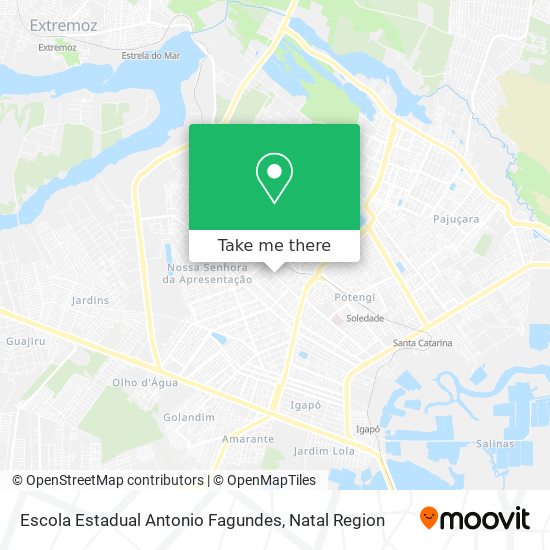 Escola Estadual Antonio Fagundes map