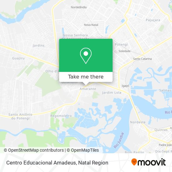 Centro Educacional Amadeus map