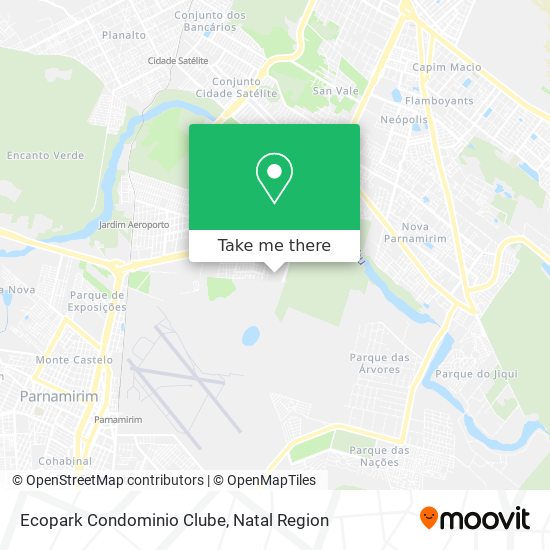 Mapa Ecopark Condominio Clube