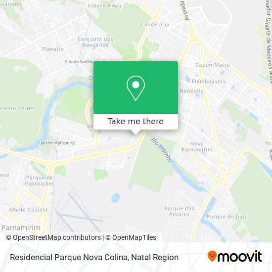 Mapa Residencial Parque Nova Colina