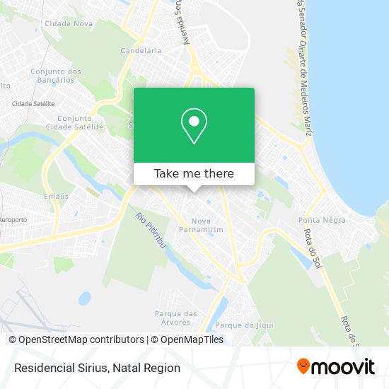 Residencial Sirius map