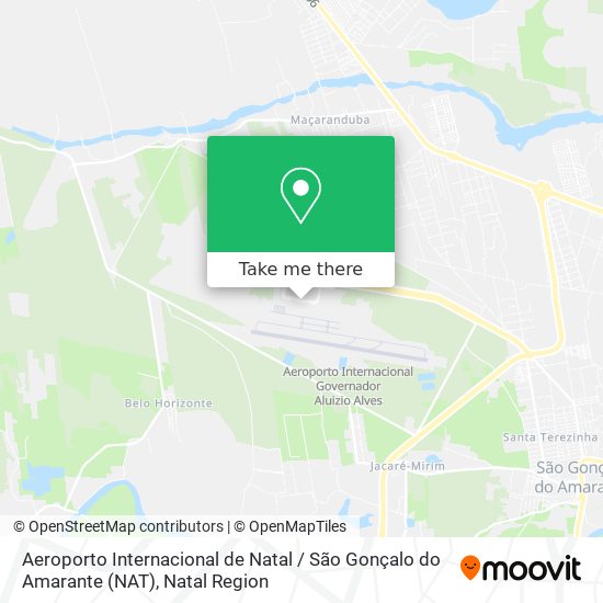 Aeroporto Internacional de Natal / São Gonçalo do Amarante (NAT) map